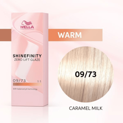 Wella Professionals - Shinefinity 09/73 Caramel Milk 60ml – front of pack