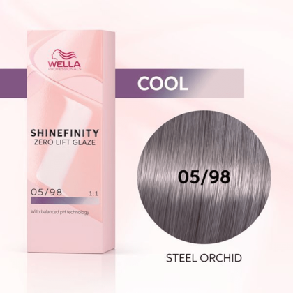 Wella Professionals - Shinefinity 05/98 Steel Orchid 60ml – front of pack