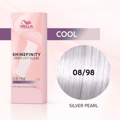 Wella Professionals - Shinefinity 08/98 Silver Pearl 60ml – front of pack
