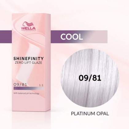 Wella Professionals - Shinefinity 09/81 Platinum Opal 60ml – front of pack