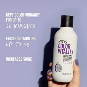 KMS - ColorVitality Shampoo, Conditioner & Gloss Treatment Trio Bundle – KMS ColorVitality Conditioner 250ml (detail)