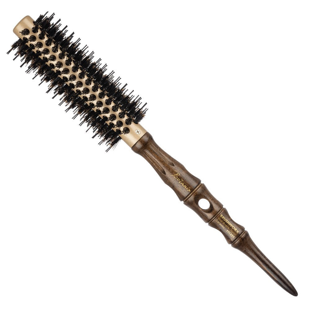 Brushworx - Botanix Radial Boar Brush Quad Bundle – Brushworx Botanix Radial Boar Brush - Small 46mm