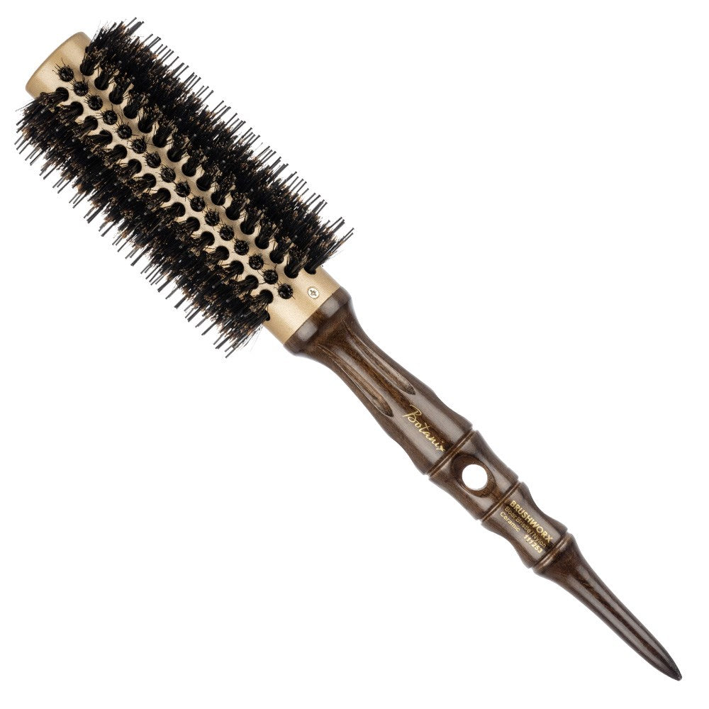 Brushworx - Botanix Radial Boar Brush Quad Bundle – Brushworx Botanix Radial Boar Brush - Large 60mm