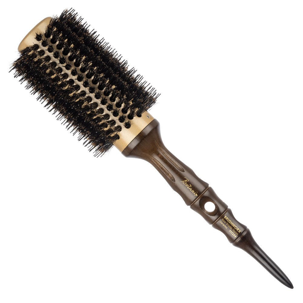 Brushworx - Botanix Radial Boar Brush Quad Bundle – Brushworx Botanix Radial Boar Brush - Extra Large 70mm