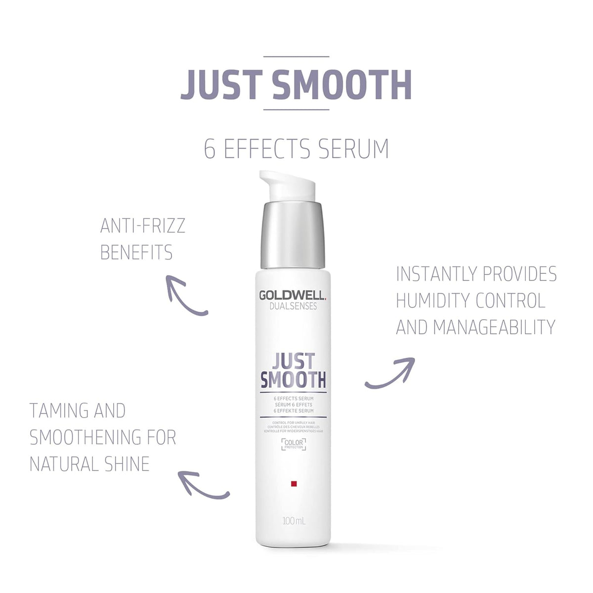 Goldwell - Just Smooth 6 Effects Serum 100ml – product view 2