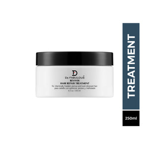 De Fabulous - Reviver Shampoo, Conditioner, Treatment & Hair Oil Quad Bundle – De Fabulous Hair Repair Treatment 250ml