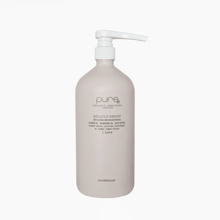 Pure Organic - Miracle Renew Shampoo & Conditioner Duo 1000ml Bundle – Pure Organic Miracle Renew Shampoo 1000ml