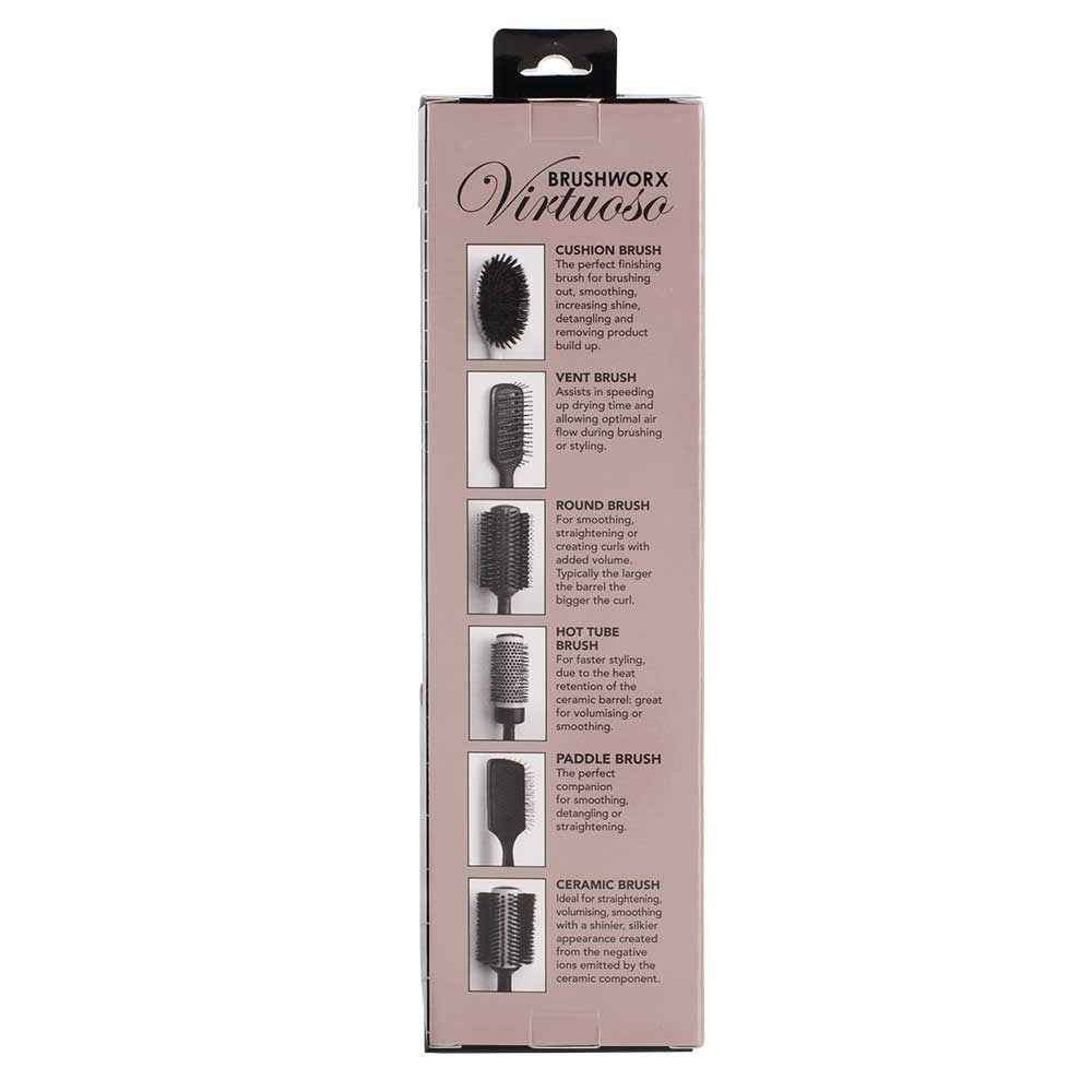 Brushworx - Virtuoso Hot Tube Bristle Hair Brush - Large 53mm