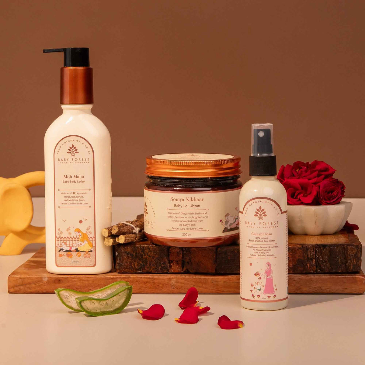 Baby Forest - Glow & Nourish Baby Ritual Combo (3-Piece Set)
