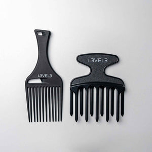 L3VEL3 - Hair Pick Comb Set 2pc