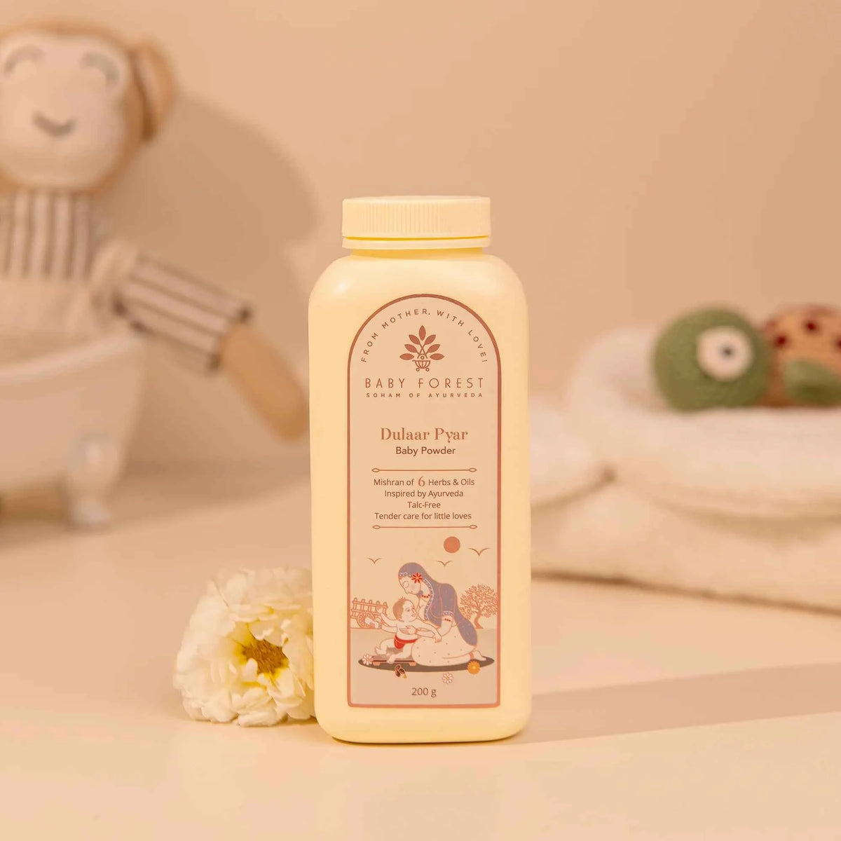 Baby Forest - Dulaar Pyar Talc-Free Baby Powder 200g