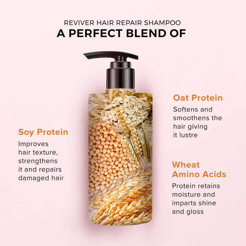 De Fabulous Reviver Hair Repair Shampoo 500ml – key benefits