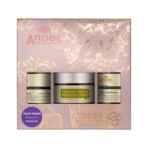 Angel En Provence - Violet Toning & Hydration Cream Trio Gift Pack – front of pack