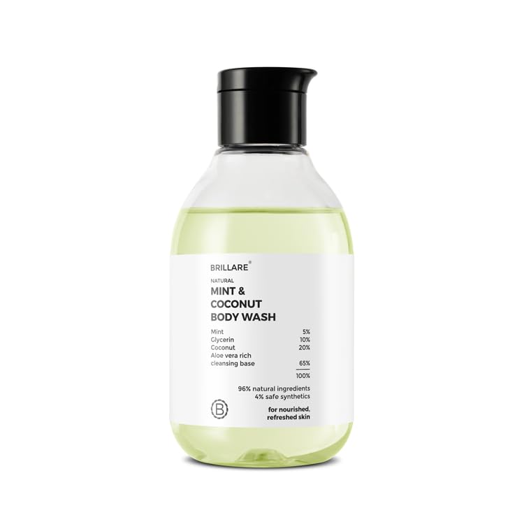 Brillare - Mint & Coconut Body Wash 200ml