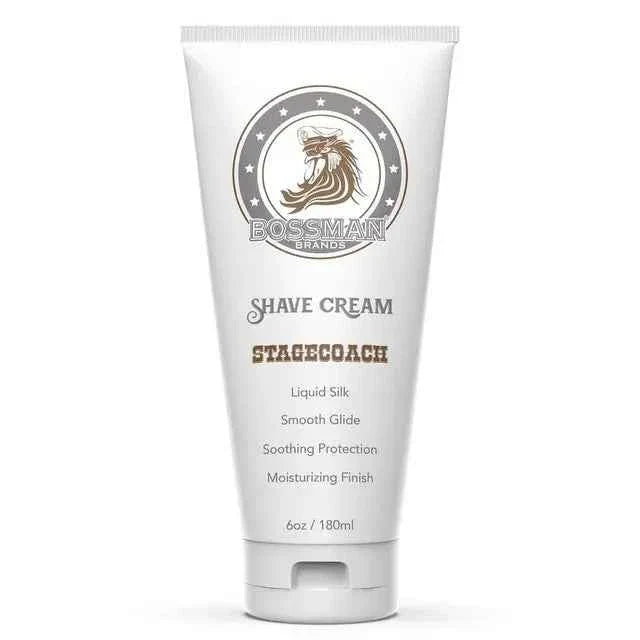 Bossman - Shave Cream Stagecoach – Twin Pack (2 x 180ml) – Bossman - Shave Cream Stagecoach 180ml