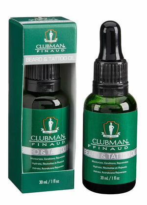 Clubman Pinaud - Beard and Tattoo Oil – Twin Pack (2 x 30ml) – Clubman Pinaud - Beard and Tattoo Oil 30ml