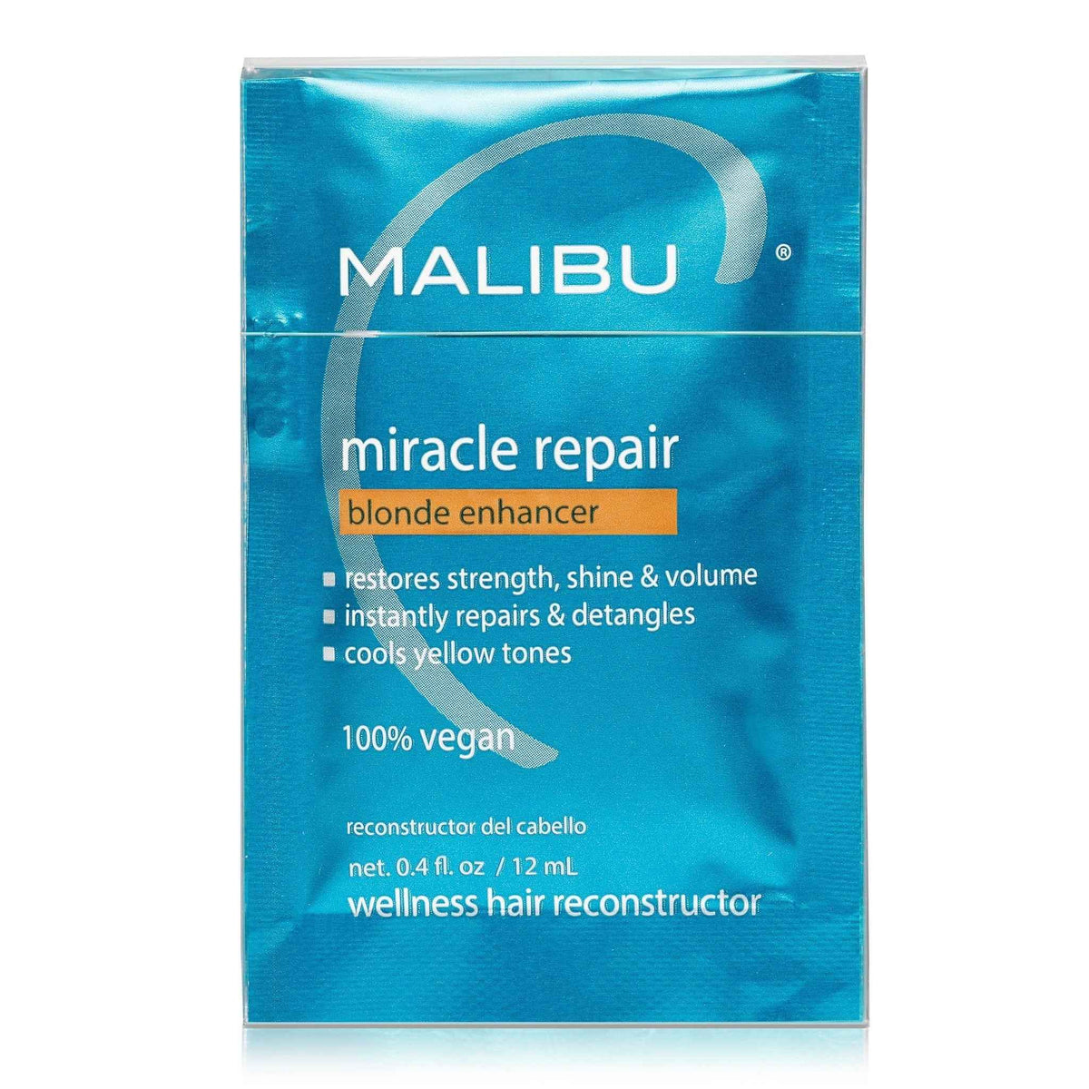 Malibu C - Miracle Repair Blonde Enhancing Sachet 12ml 12pc