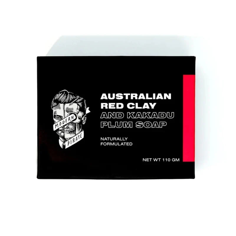 Modern Pirate - Australian Red Clay Soap – Twin Pack (2 x 110g) – Modern Pirate - Australian Red Clay Soap 110g