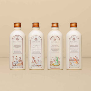 Baby Forest - Shishu Abhyanga Baby Massage Oils Combo with Surprise Soft Toy