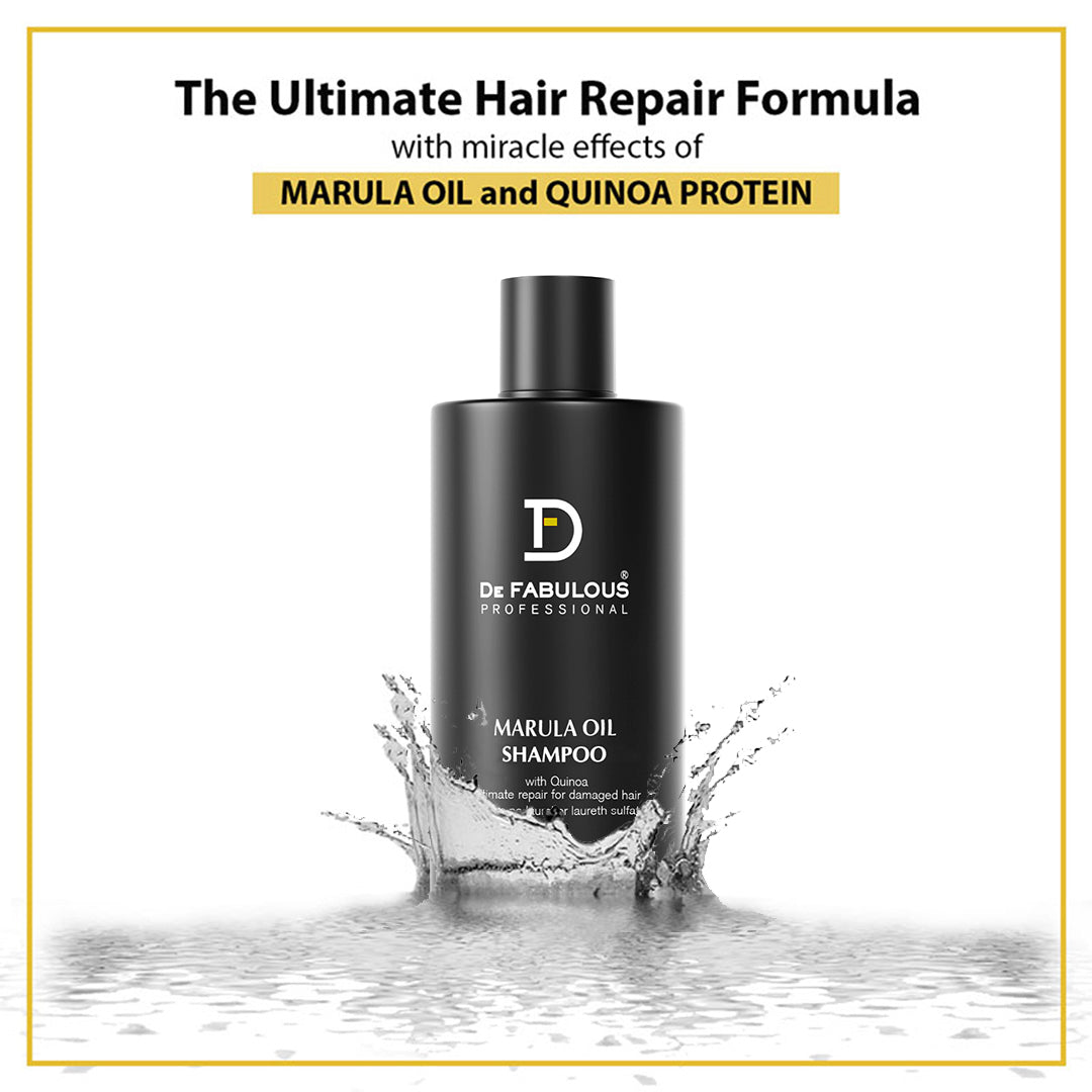 De Fabulous Marula Oil Shampoo 250ml – key ingredients