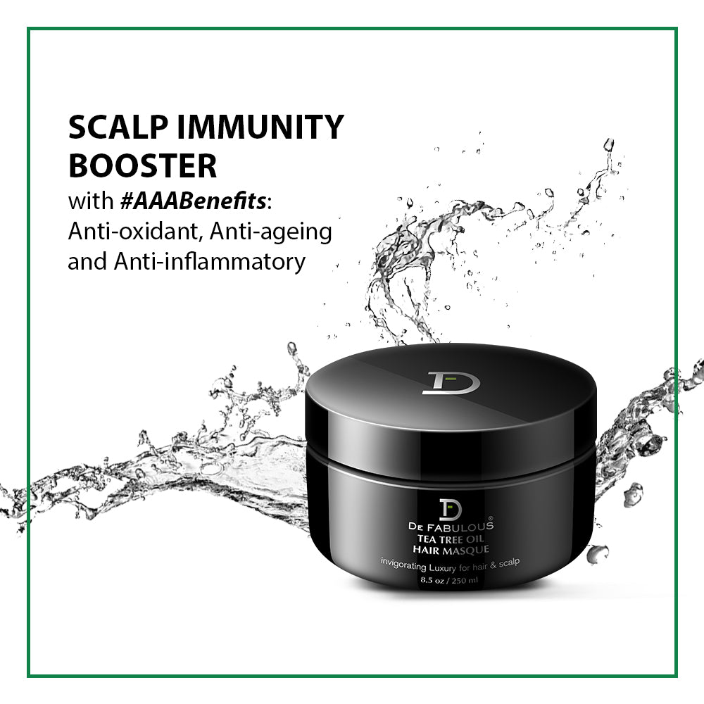De Fabulous Tea Tree Oil Hair Masque 250ml – key ingredients