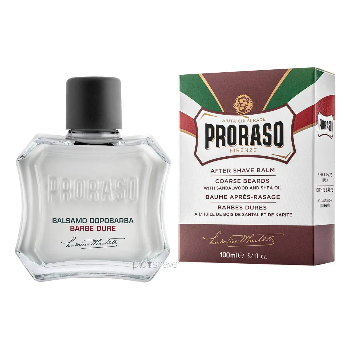 Proraso - Nourishing Aftershave Balm Jar Red – Twin Pack (2 x 100ml) – Proraso - Nourishing Aftershave Balm Jar Red 100ml