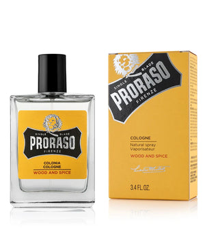 Proraso - Eau de Cologne Wood & Spice – Twin Pack (2 x 100ml) – Proraso - Eau de Cologne Wood & Spice 100ml