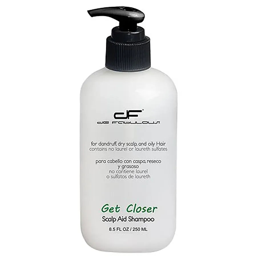 De Fabulous Get Closer Scalp Aid Shampoo 250ml – front of bottle