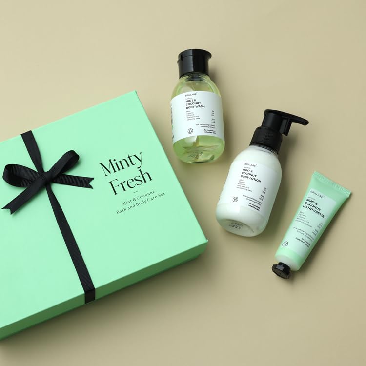 Brillare - Minty Fresh Gift Set - Size: 100ml + 100ml + 30g