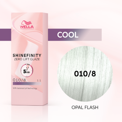 Wella Professionals - Shinefinity 010/8 Opal Flash 60ml – front of pack