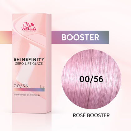 Wella Professionals - Shinefinity 00/56 Rosé Booster 60ml – front of pack
