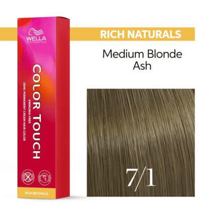 Wella Professionals - Color Touch 7/1 Medium Blonde Ash 60ml – front of pack