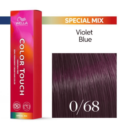Wella Professionals - Color Touch 0/68 Violet Blue 60ml – front of pack