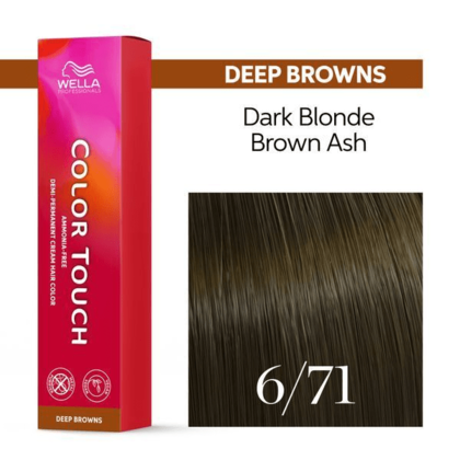 Wella Professionals - Color Touch 6/71 Dark Blonde-Brown Ash 60ml – front of pack