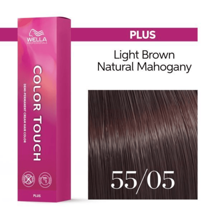 Wella Professionals - Color Touch 55/05 Light Brown-Natural Mahogany 60ml – front of pack