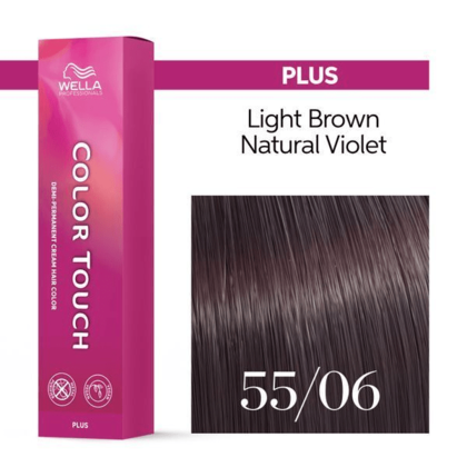 Wella Professionals - Color Touch 55/06 Light Brown-Natural Violet 60ml – front of pack