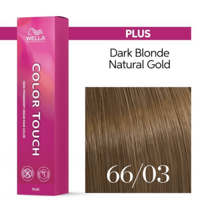 Wella Professionals - Color Touch 66/03 Dark Blonde-Natural Gold 60ml – front of pack
