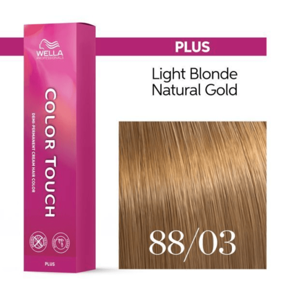 Wella Professionals - Color Touch 88/03 Light Blonde-Natural Gold 60ml – front of pack