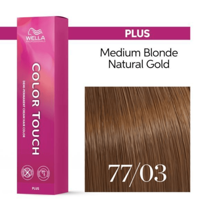Wella Professionals - Color Touch 77/03 Medium Blonde-Natural Gold 60ml – front of pack