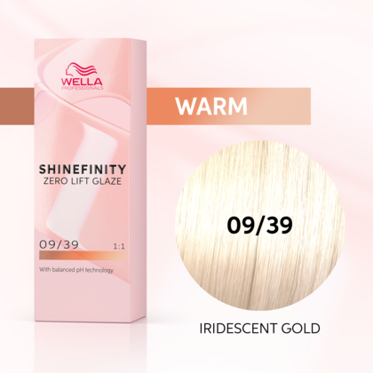 Wella Professionals - Shinefinity 09/39 Iridescent Gold 60ml – front of pack
