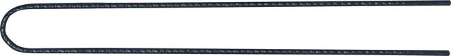 555 - Ripple Pins Black 3 inch 100g Packet – front of pack