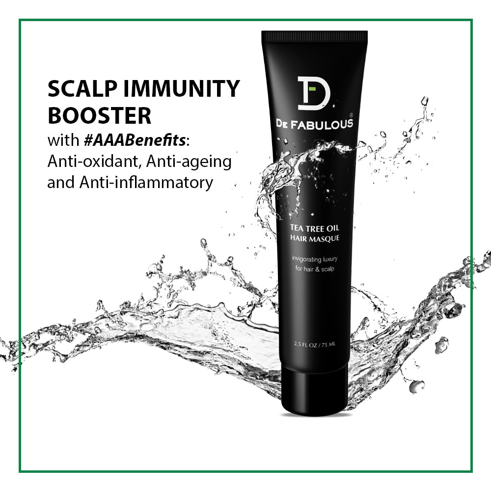 De Fabulous Tea Tree Oil Hair Masque 75ml – how to use