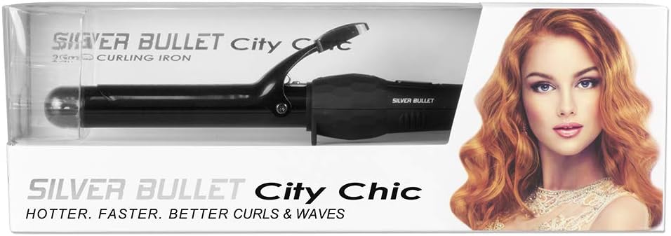 Silver Bullet - City Chic Curl Iron Black 25MM