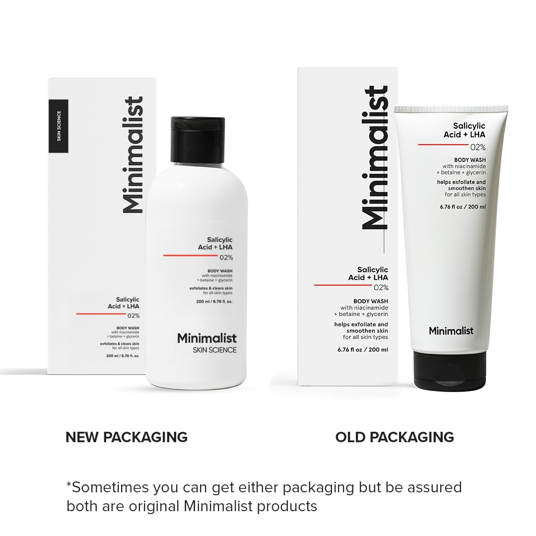 Minimilist - Salicylic Acid + LHA 2% Body Wash 200ml - Zilion