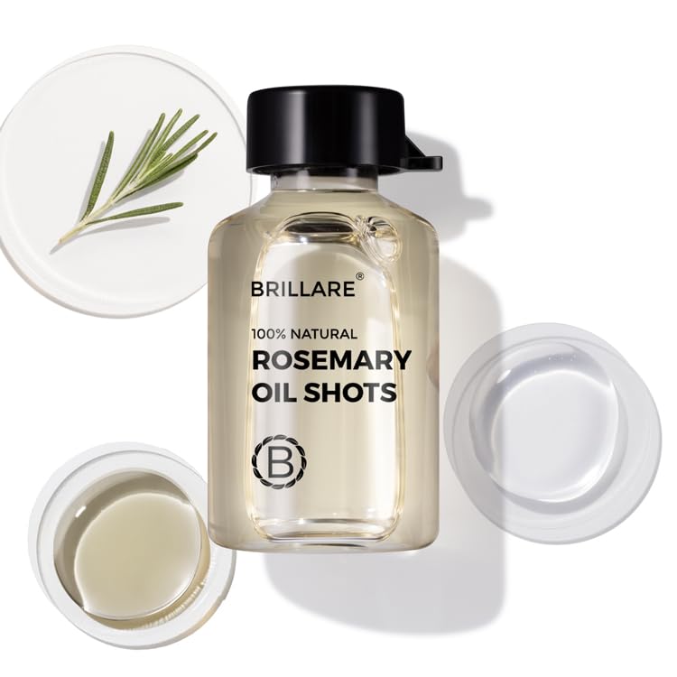 Brillare - Rosemary Oil Shots For Visible Hair Growth 6ml X 8