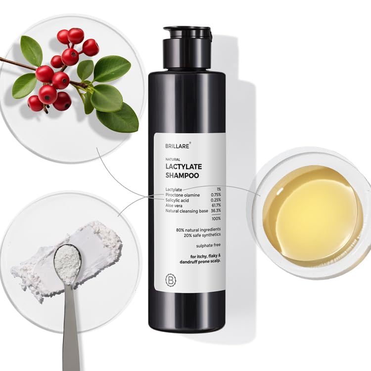 Brillare - Lactylate Shampoo To Reduce Dandruff 200ml