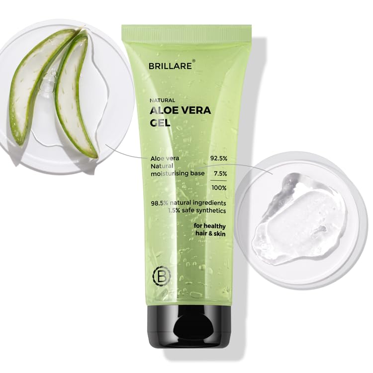 Brillare - Pure Aloe Vera Gel For Nourished Hair & Skin 200g