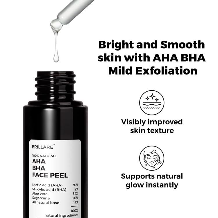 Brillare - AHA BHA Exfoliating Face Peeling Solution 30ml