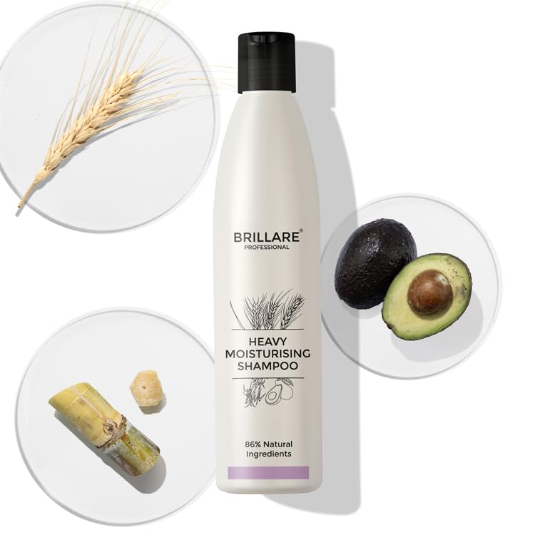 Brillare - Heavy Moisturising Shampoo For Dry, Frizzy Hair 300ml