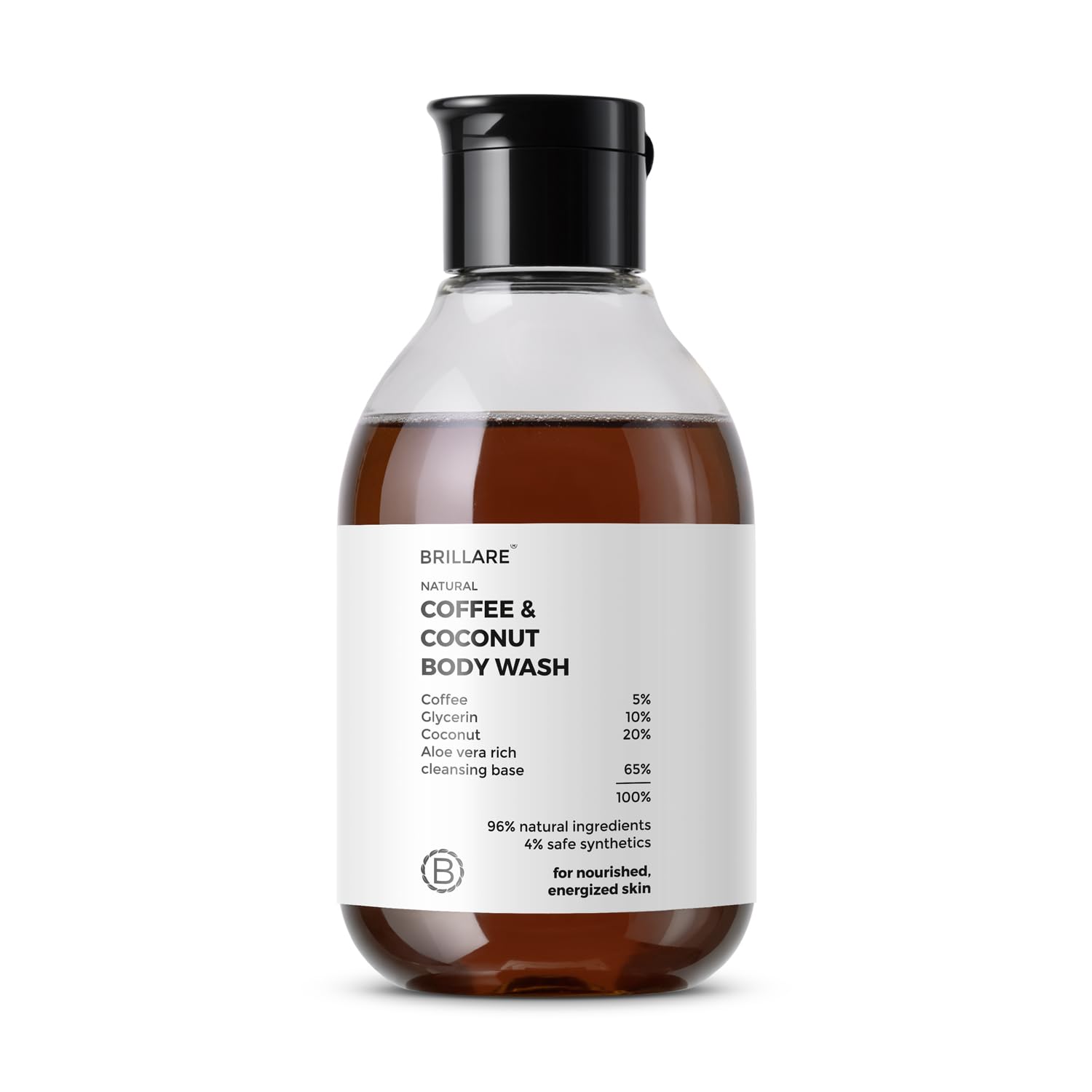 Brillare - Coffee & Coconut Body Wash For Energized & Moisturised Skin 200ml